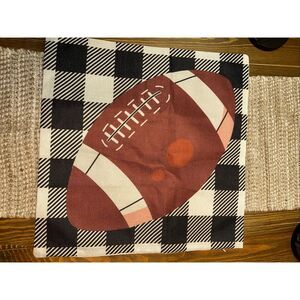 Football Thanksgiving Pillow cover 18 inches new maple leaf